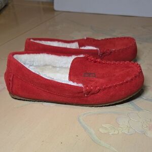 Lands' End Red Kids Slippers
